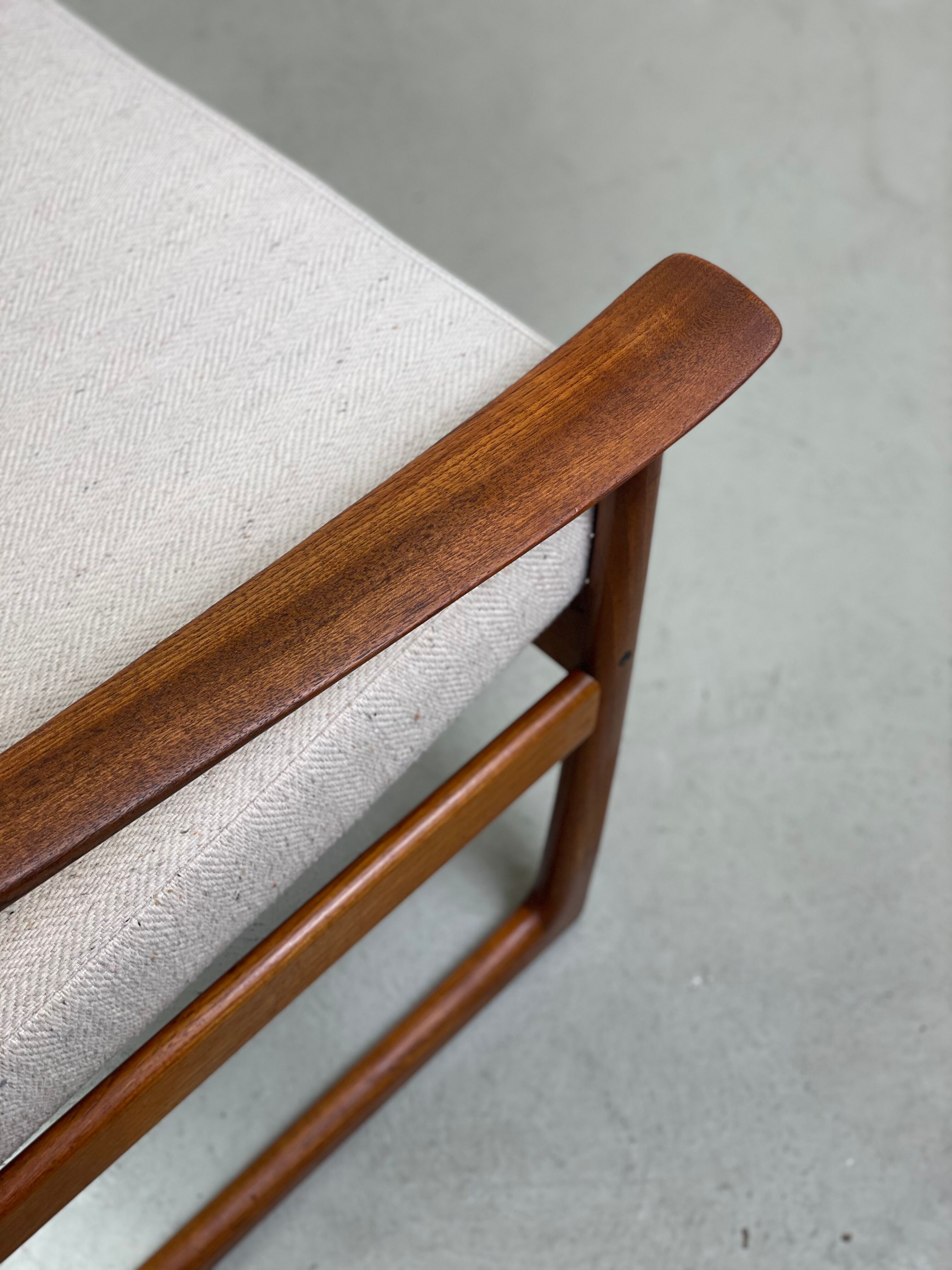 Danish FD 130 teak armchair by Peter Hvidt & Orla Mølgaard-Nielsen for France & Søn, 1960