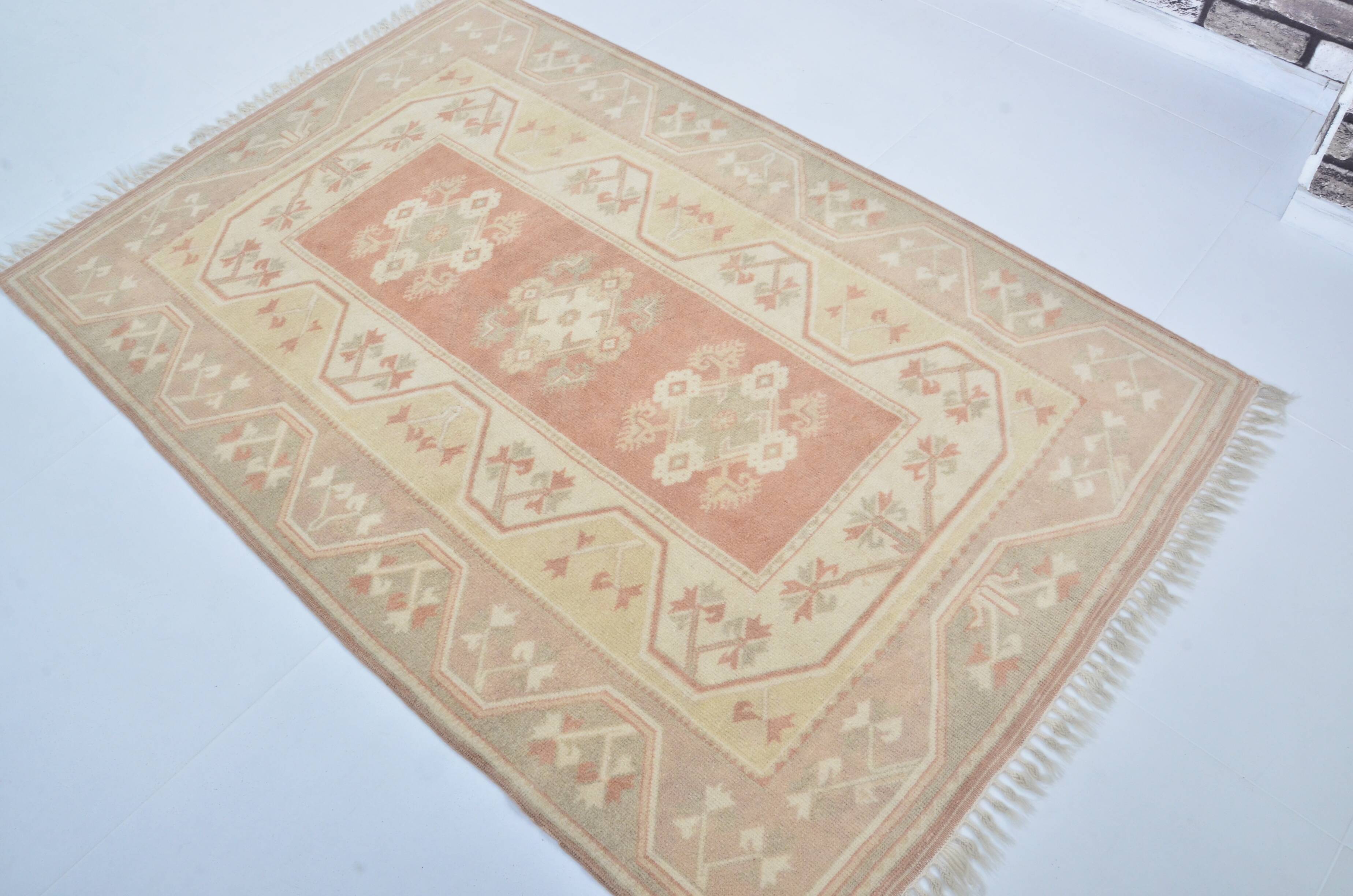 Turkish Oushak handmade rug sku 3598