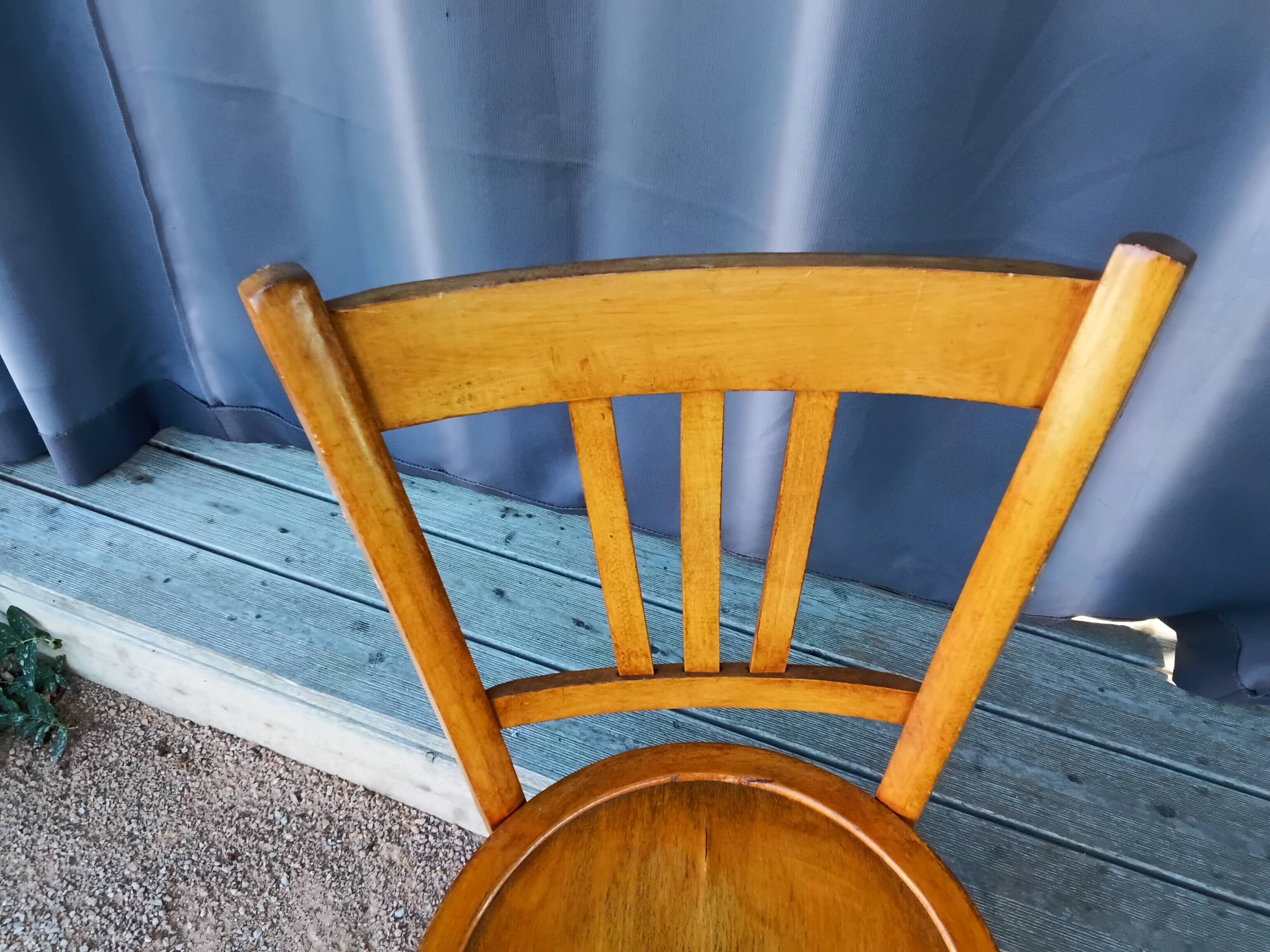 Duo of bistro chairs