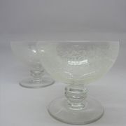 5 glasses of Baccarat France champagne glasses