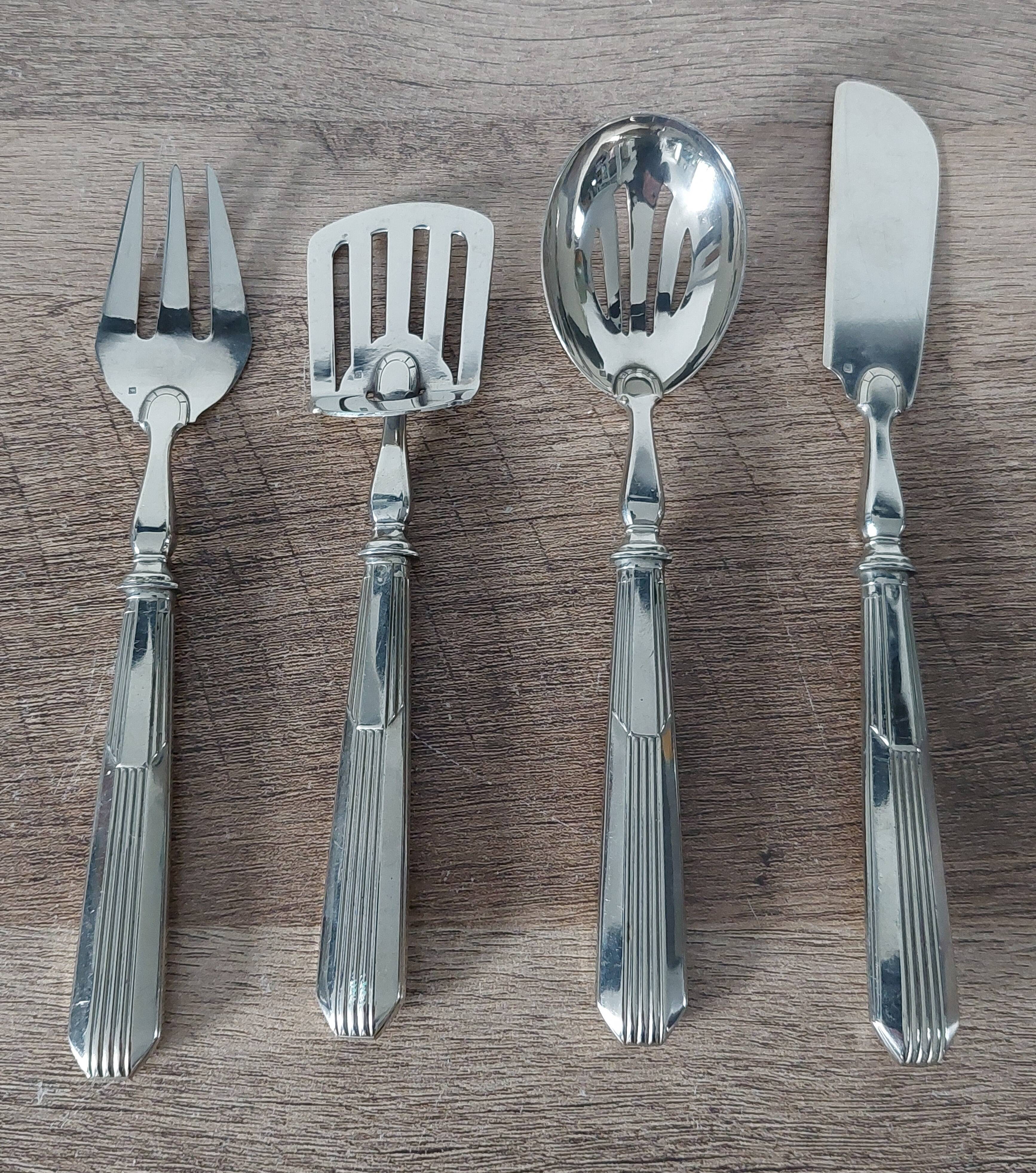 Art deco cutlery