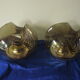 Pair of large wave lights by Koch & Lowy for Peill Putzler 1970s