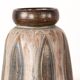 Art Deco period vase in green and gray glazed ceramic by Edouard G