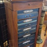 Storage unit, mahogany cardboard box