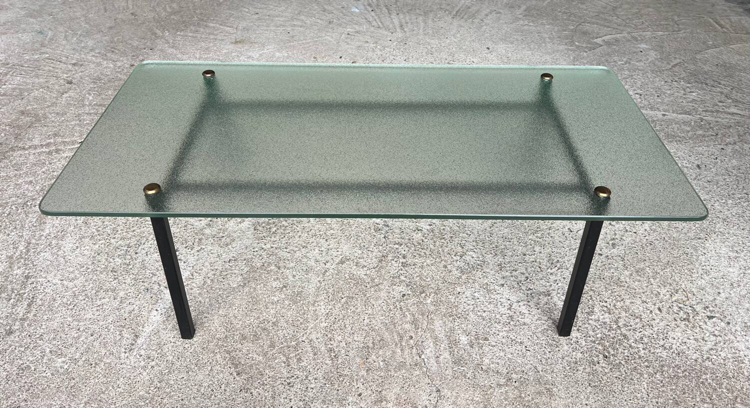 Vintage rectangular coffee table 1950