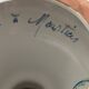 Vintage candle holder made by Lallier in Moustier