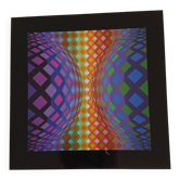 Victor Vasarely Serigraphy op art Editions du Griffon
