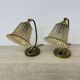 Lot de 2 lampes de table art déco, années 50
