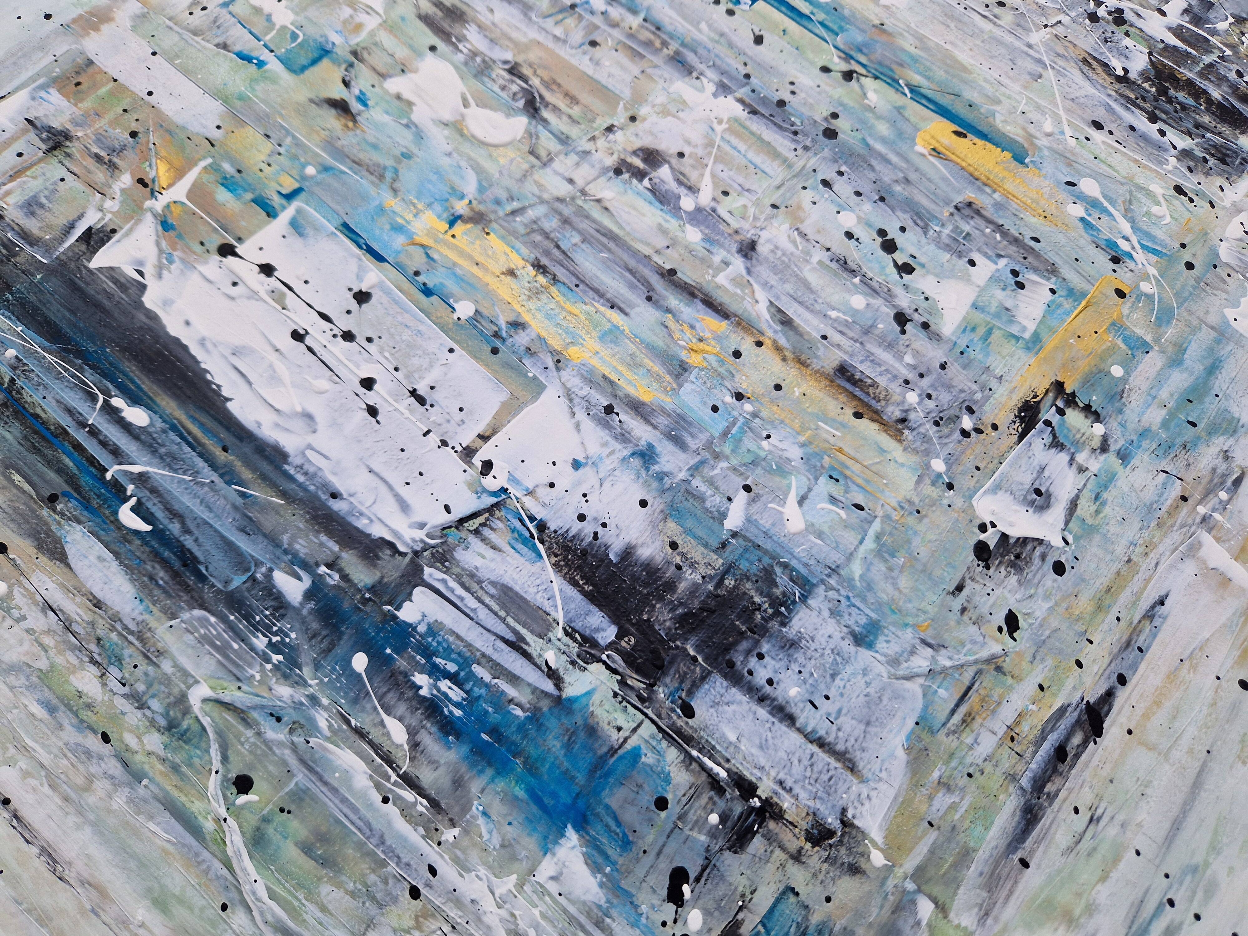 Abstract painting table