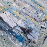 Abstract painting table