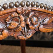Pair of Louis XV armchairs stamped Nogaret in Lyon, 18th century
