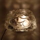 Square molded glass globe ceiling