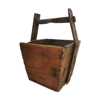 Asian wooden magazine holder