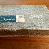 Box 6 crystal knife holders Daum 1960