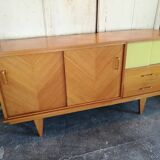 Sideboard vintage of the 50s in light oak