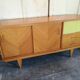 Enfilade vintage des années 50 en chêne clair