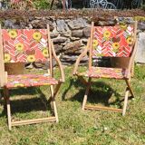 Vintage 1960s folding chair (*2)
