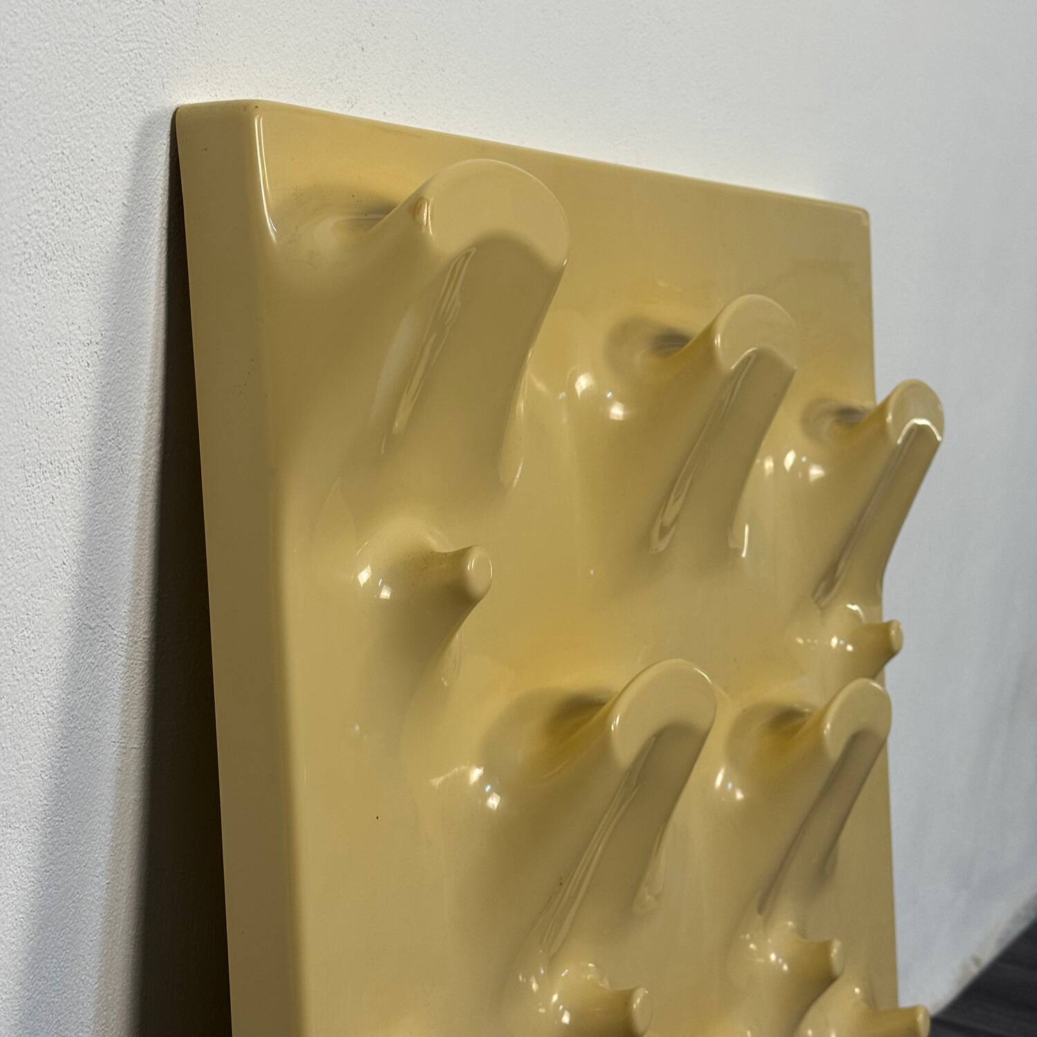 Porte-manteau en plaques par De Pas, D'Urbino & Lomazzi pour Longato, Italie, 1967