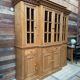 Pine shop display cabinet