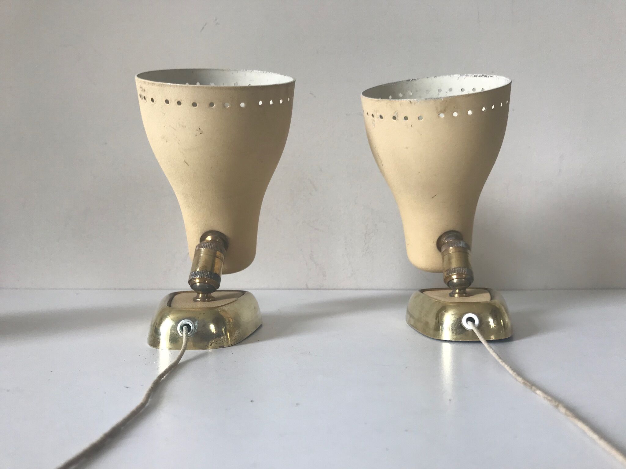 Pair of wall sconces 1960