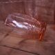 Lot 6 anciens verres à eau vieux rose années 1950