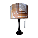 Foot lamp tulip Paloma seventies pattern