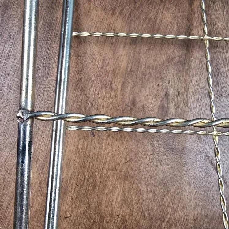 Vintage brass magazine rack – Wire design – 1950s/60s