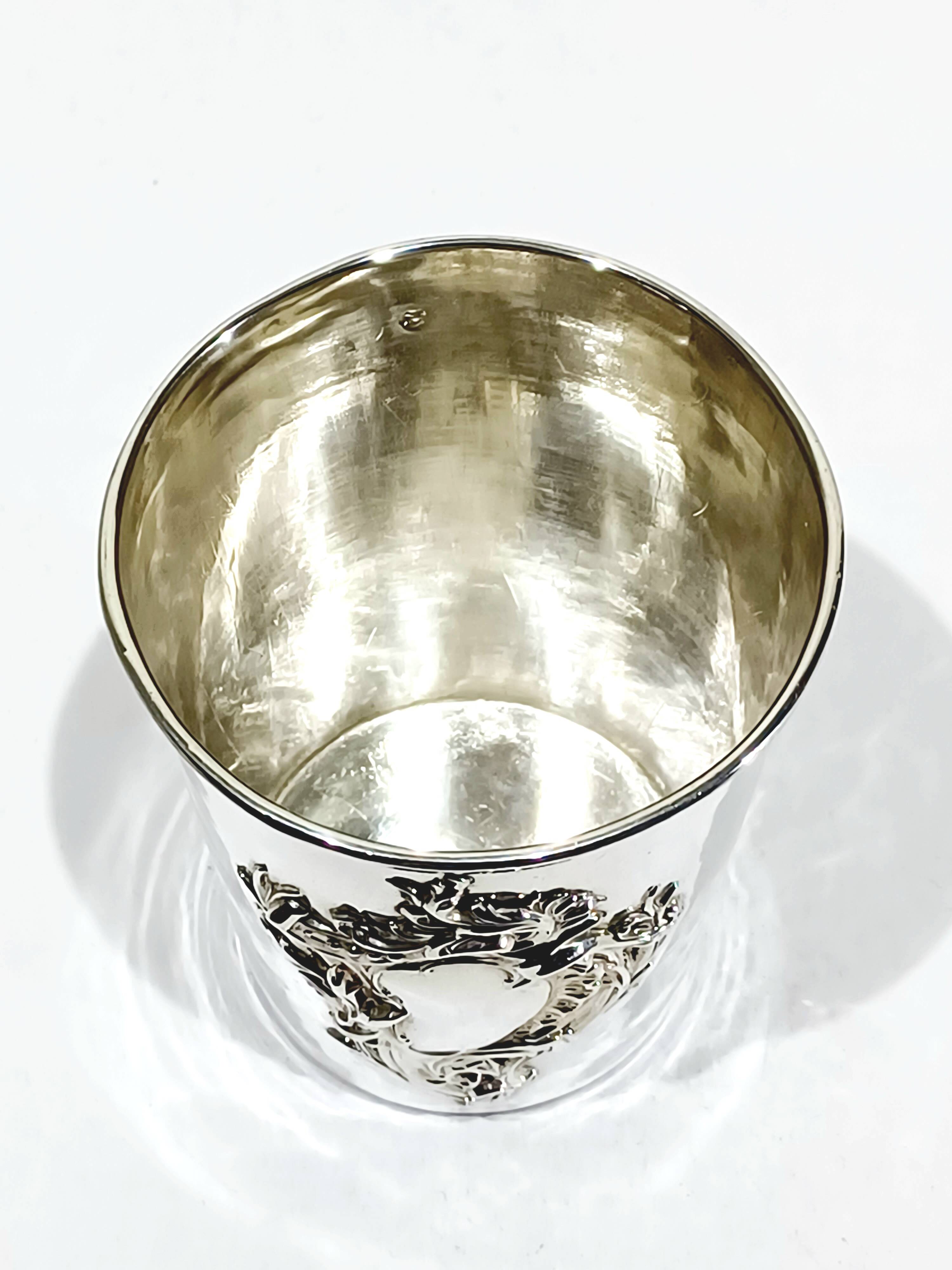 Louis XV style cup blank cartridge