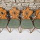 Lot 4 chaises auberge bistrot 1970"