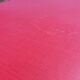 Dining table with red formica extensions