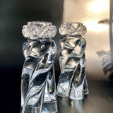 Pair of candlesticks Baccarat Aladin model