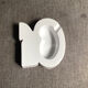 1970s Crippa white moulded plastic ashtray