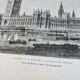 Londres, le parlement, illustration imprimée en 1879.