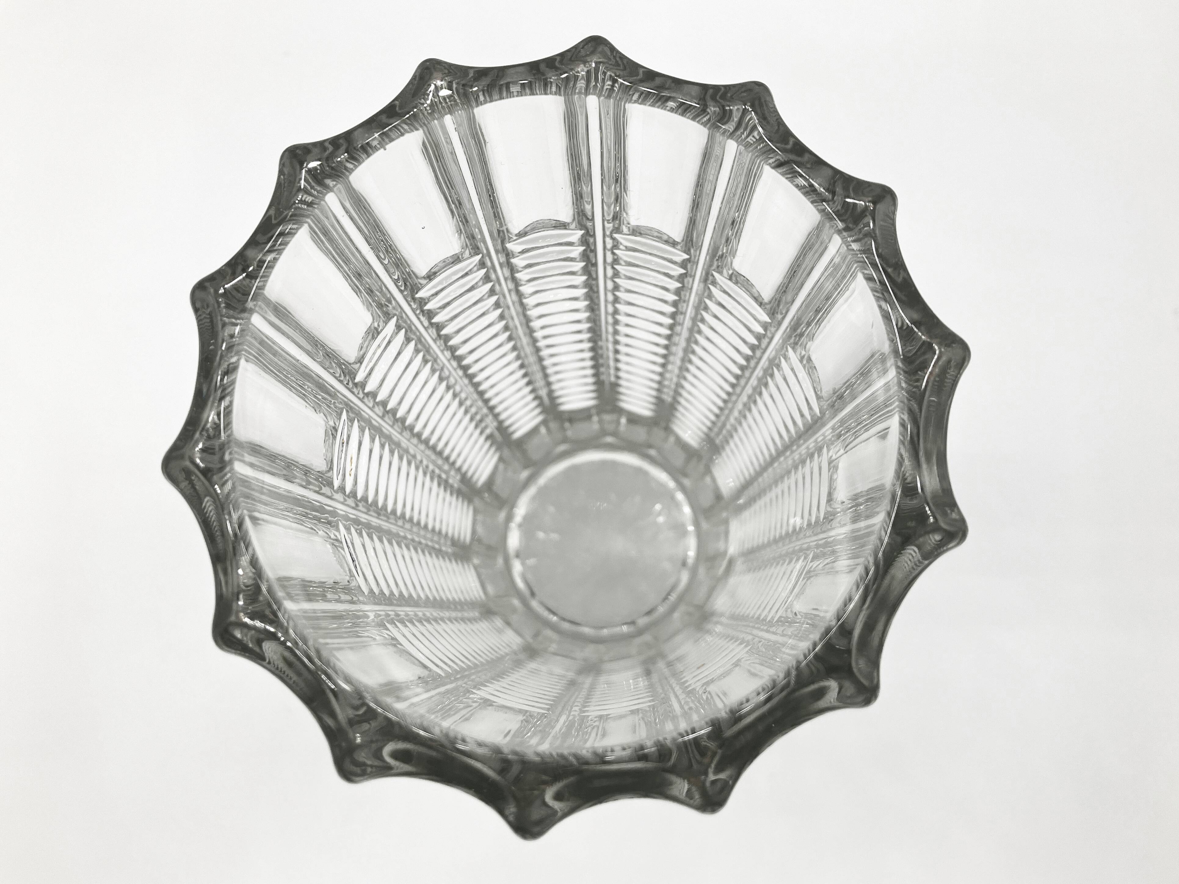 Sklo Union vase, Rudolfova Hut glassworks, Czechoslovakia 1963