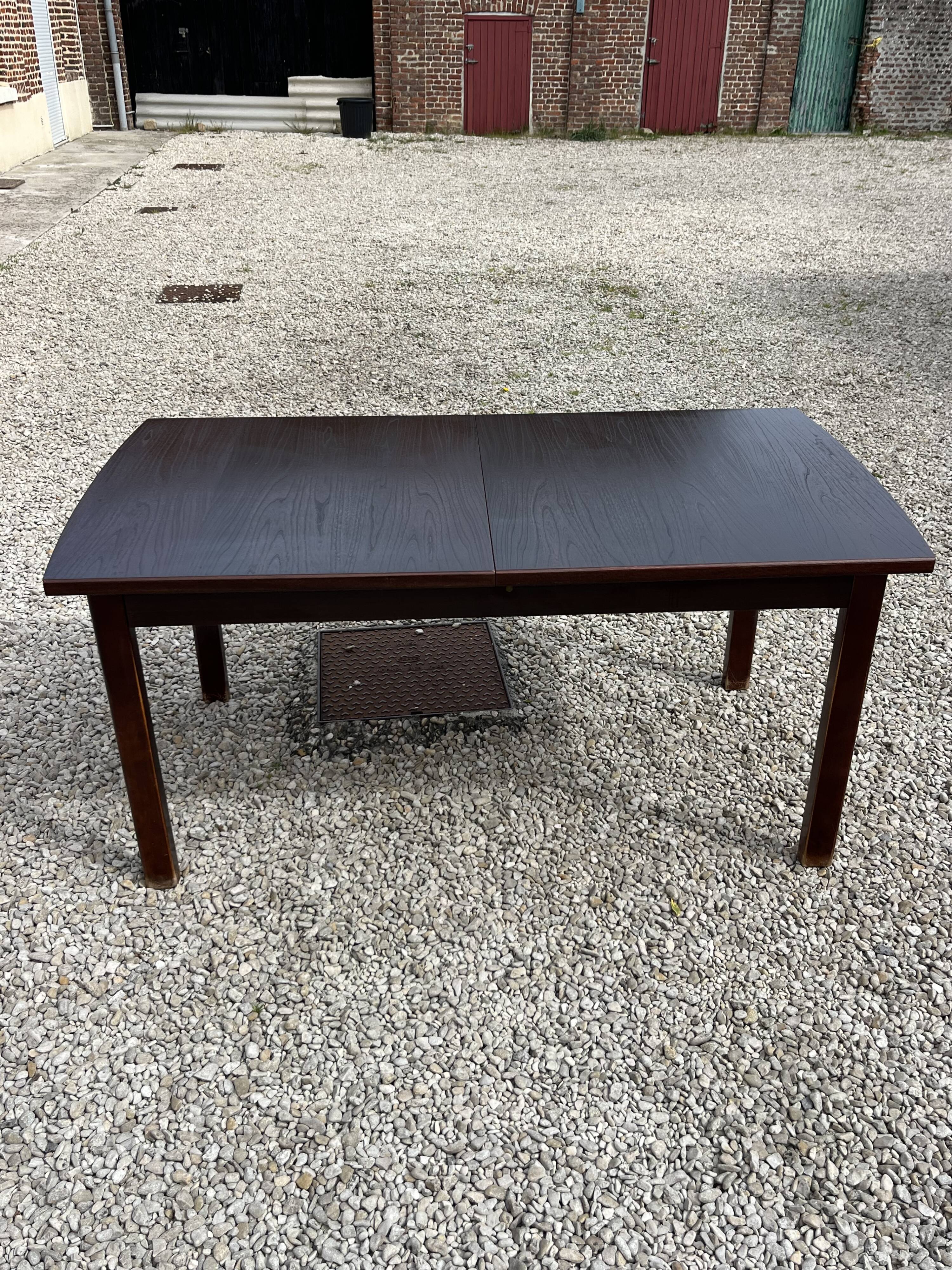 Scandinavian extendable teak table