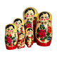 8 poupées russes vintage
