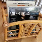 Rattan magazine holder