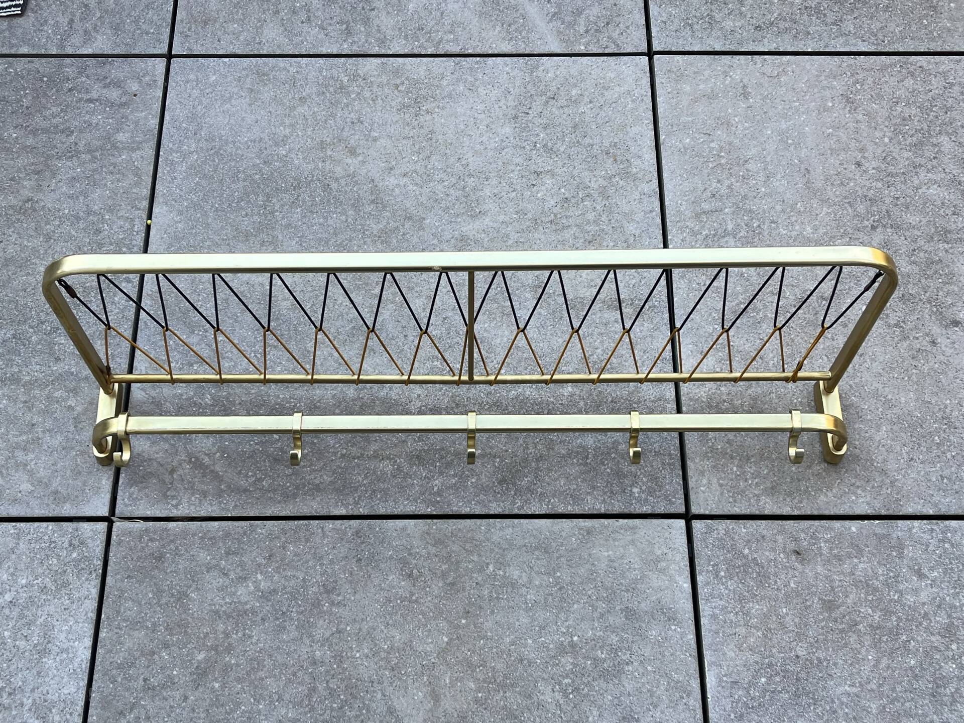 Coat rack style train luggage rack l=81cm