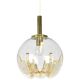 Murano ball pendant light by Doria, Germany, 1970s