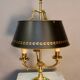 Empire style lamp with three lights