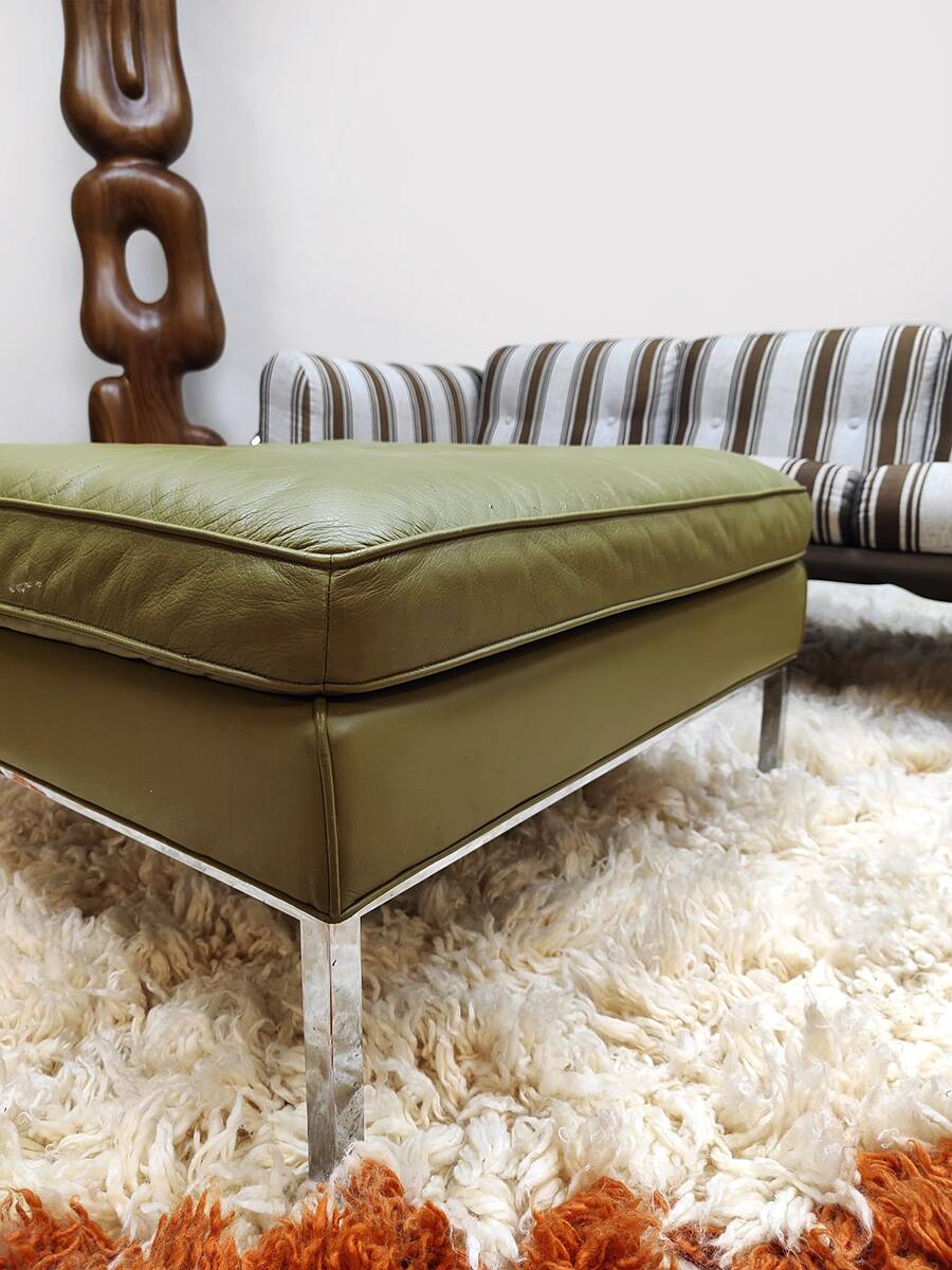 Dutch design leather 905 ottoman vintage Artifort