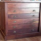 19th century East India Company map cabinet Width 122 cm
