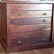 19th century East India Company map cabinet Width 122 cm