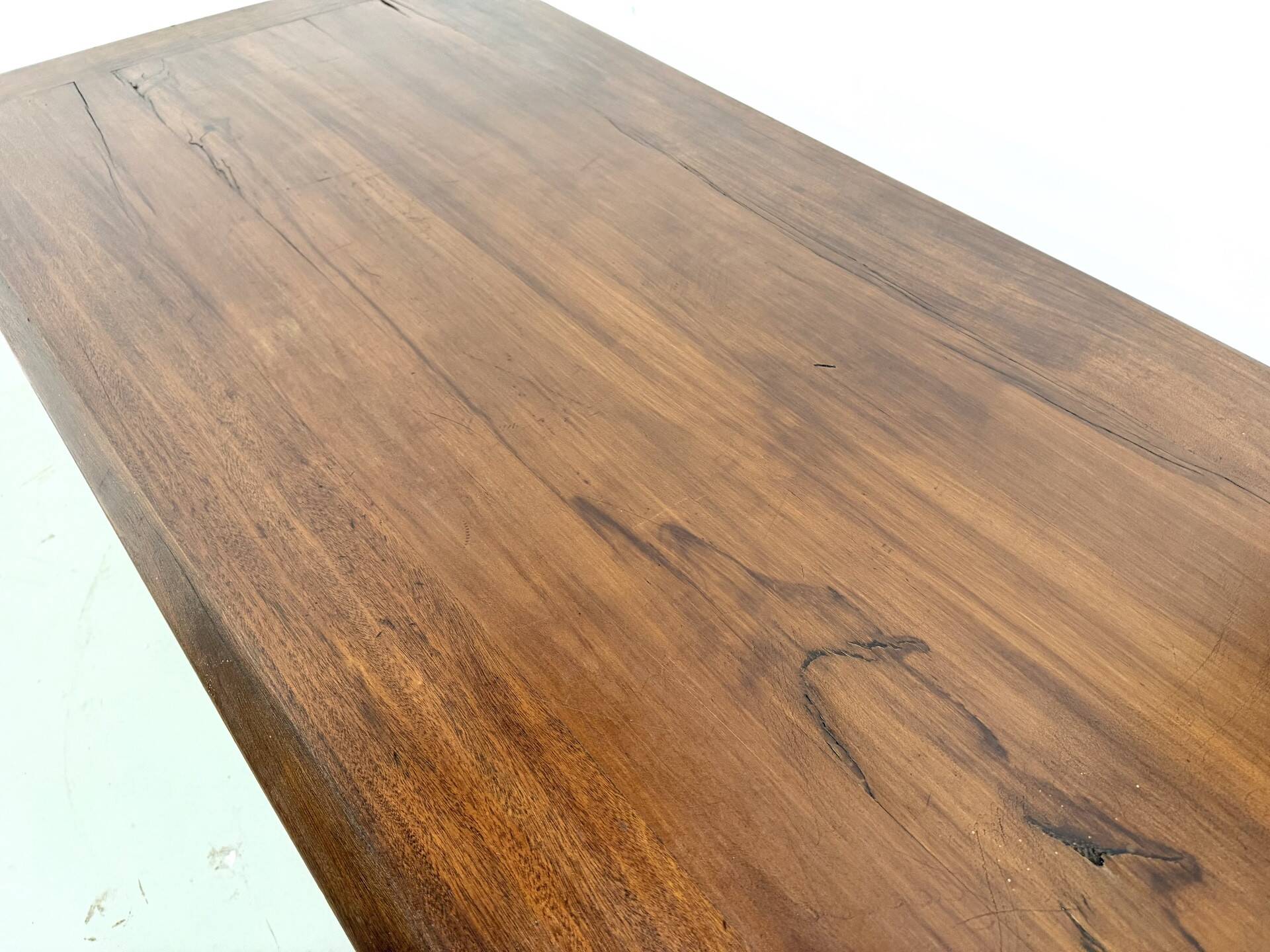 Farm table circa 1900 in solid oak and pine.
