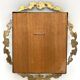 Miniature vierge en priere 1900 velours rose dore peinte a la main