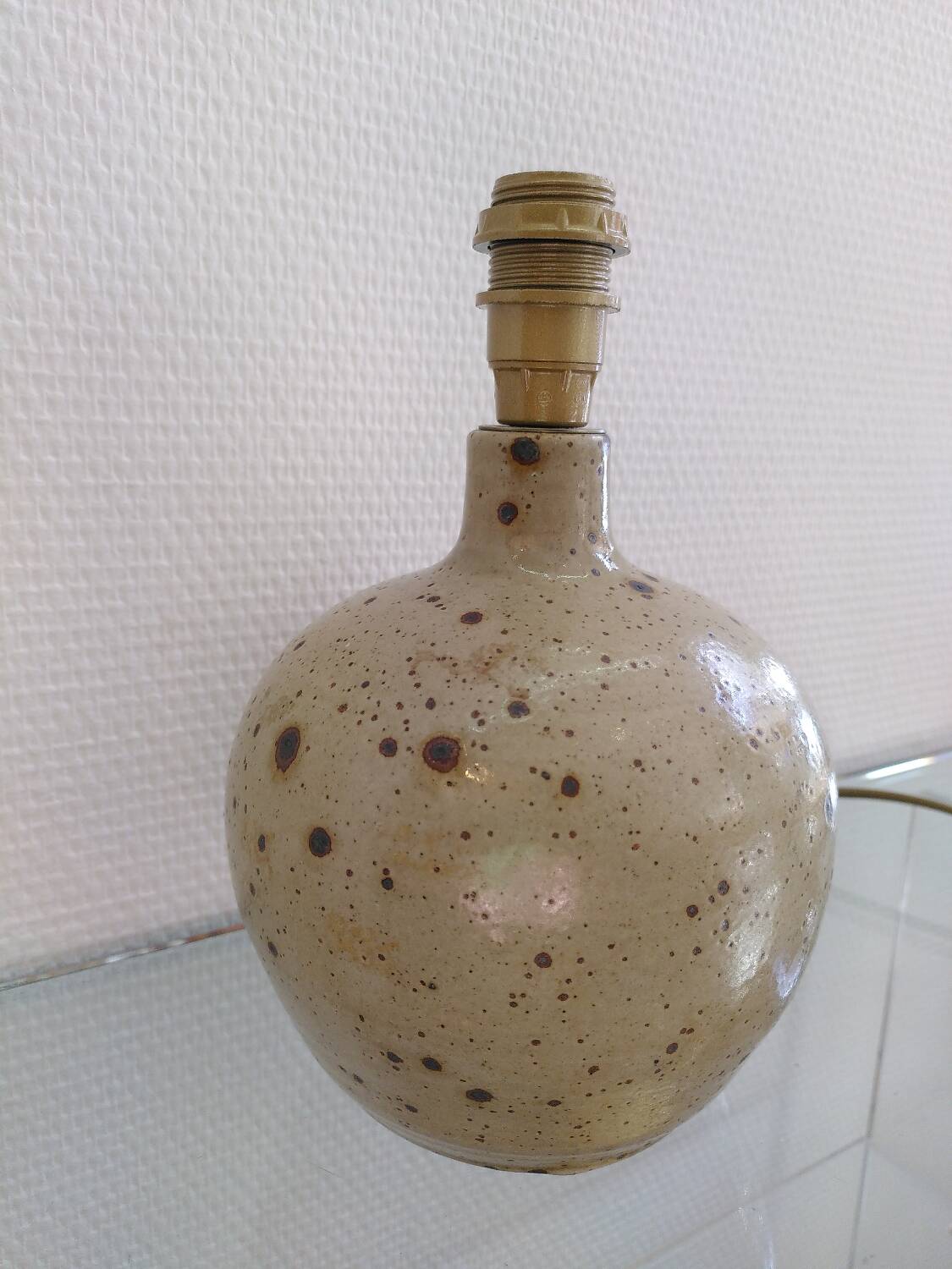 Sandstone ball lamp base