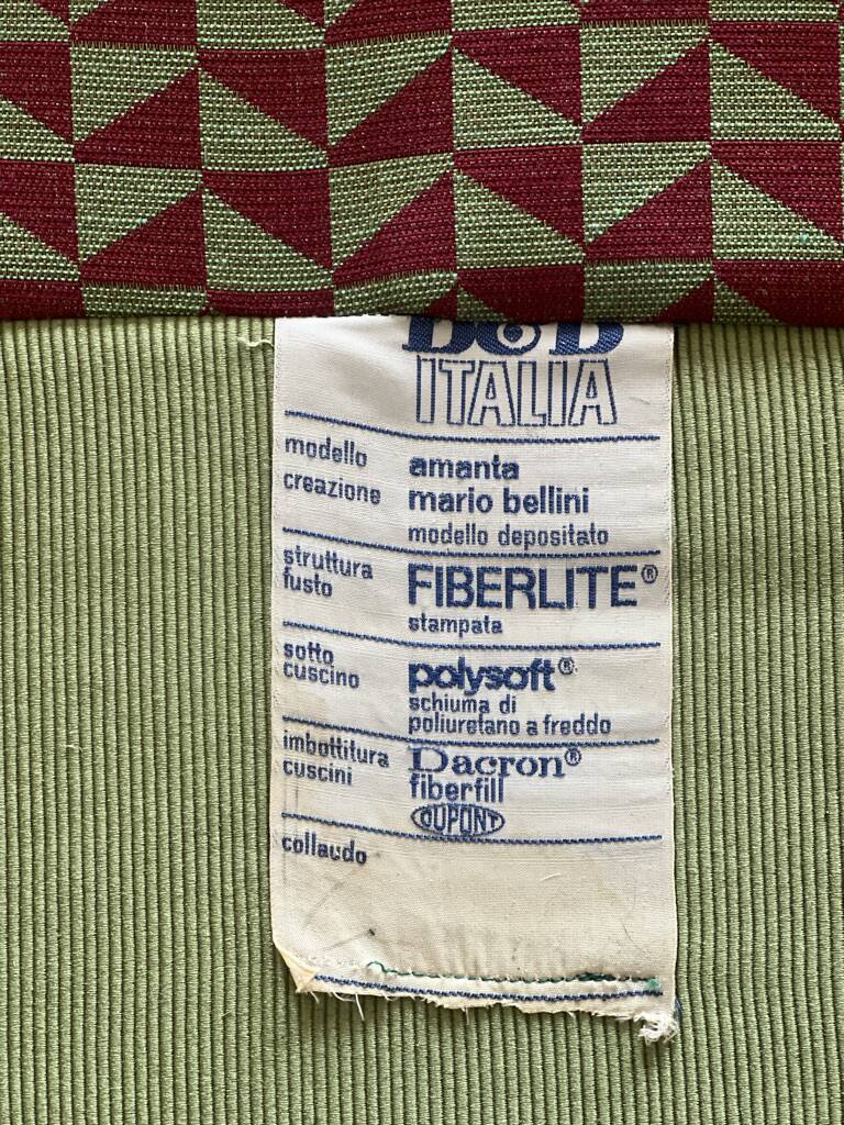 Pair of Amanta Armchairs by Mario Bellini for B&B Italia