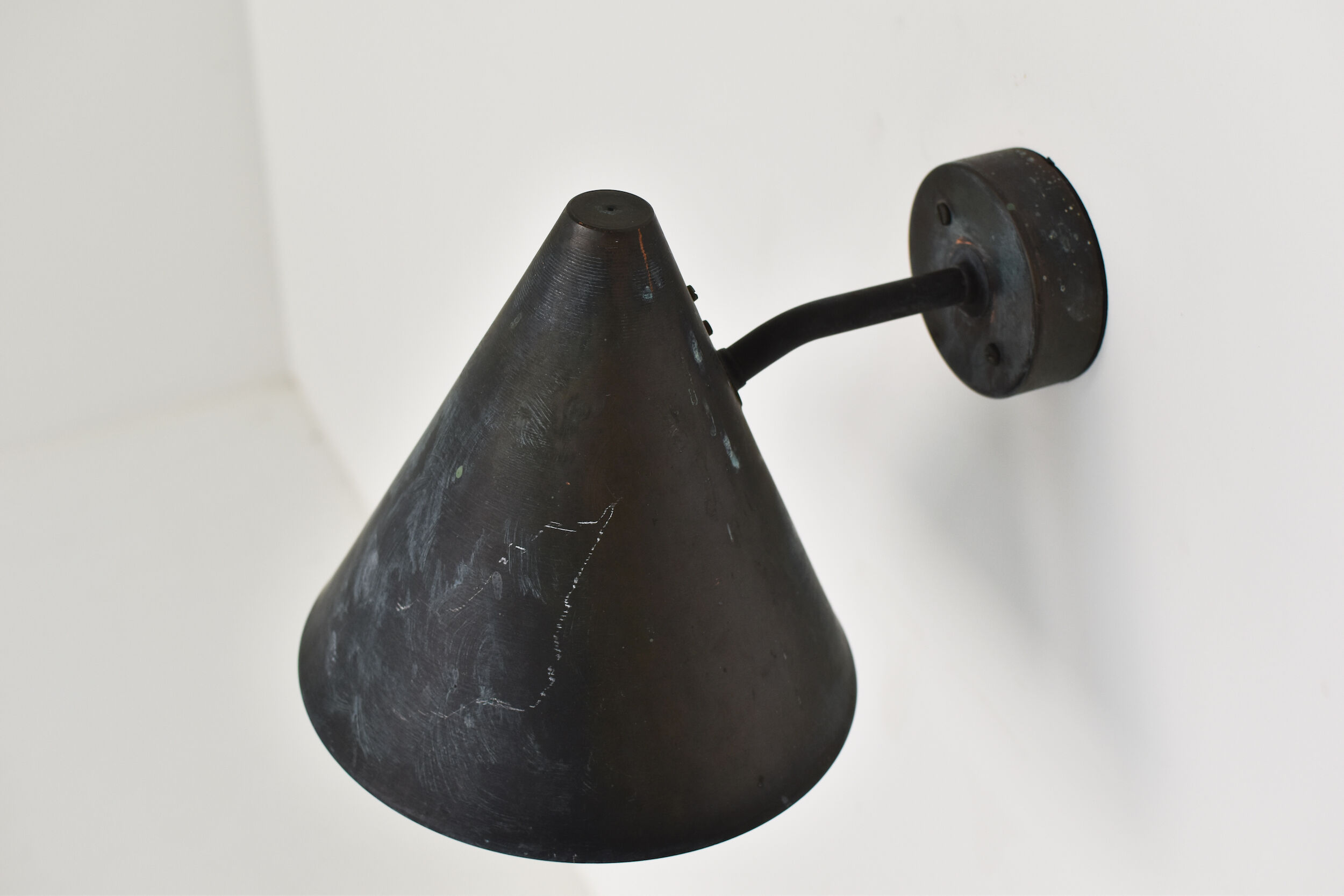 'Tratten' wall lamp by Hans Agne Jakobsson for AB Markaryd, Sweden 1950s.