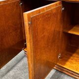 Vintage mirrored bamboo sideboard by Maugrion for Roche Bobois, 1970s. France