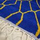 Handmade traditional pure wool rug 2/3 m